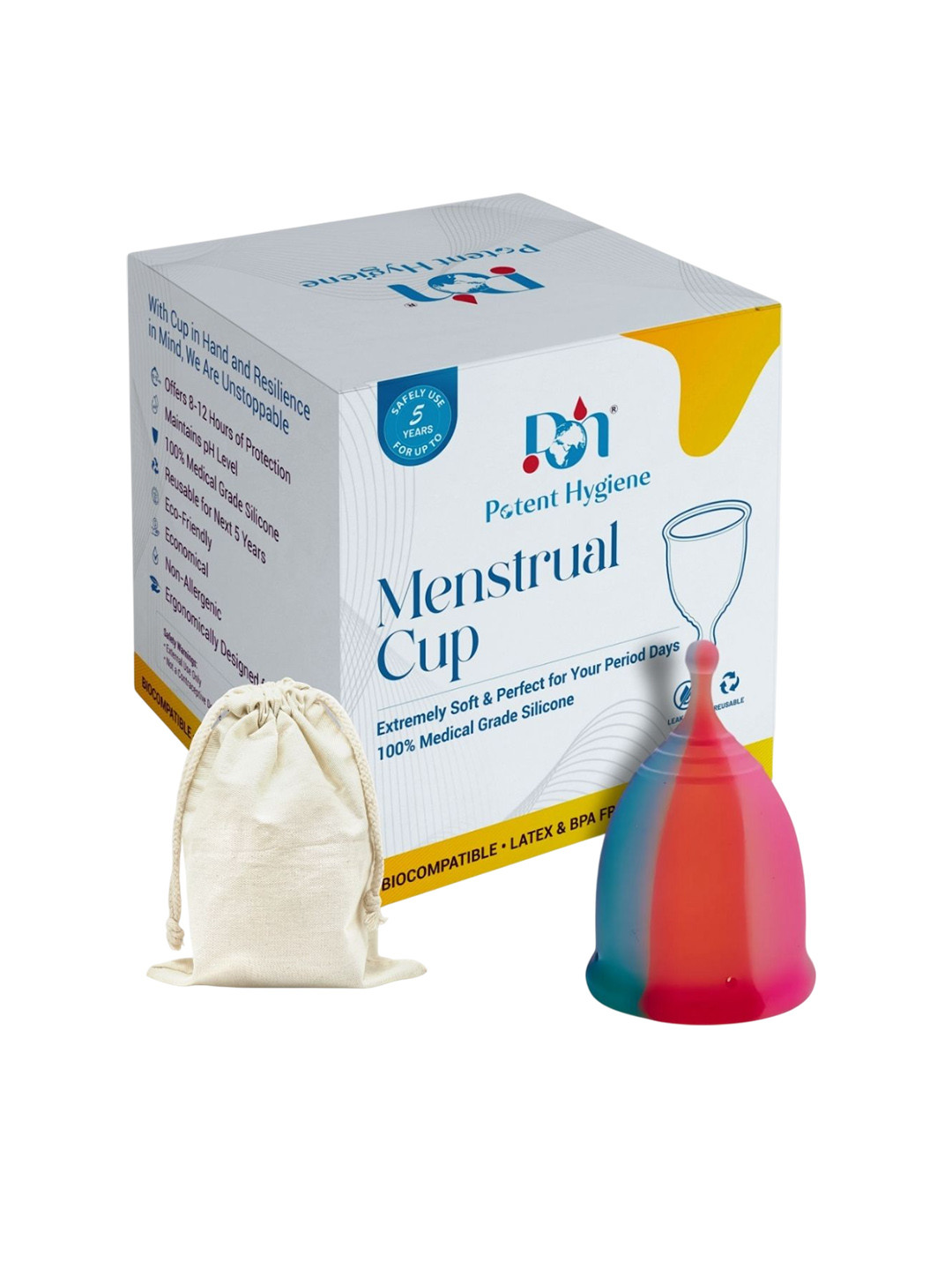 Potent Hygiene Reusable Menstrual Cup - M
