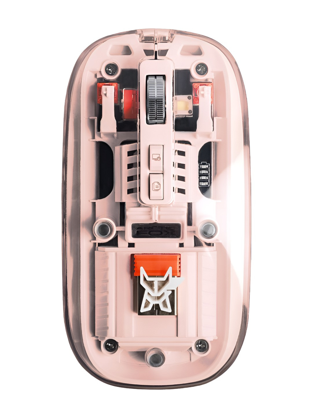 Arctic Fox Transparent Wireless & Bluetooth Rechargeable Mouse