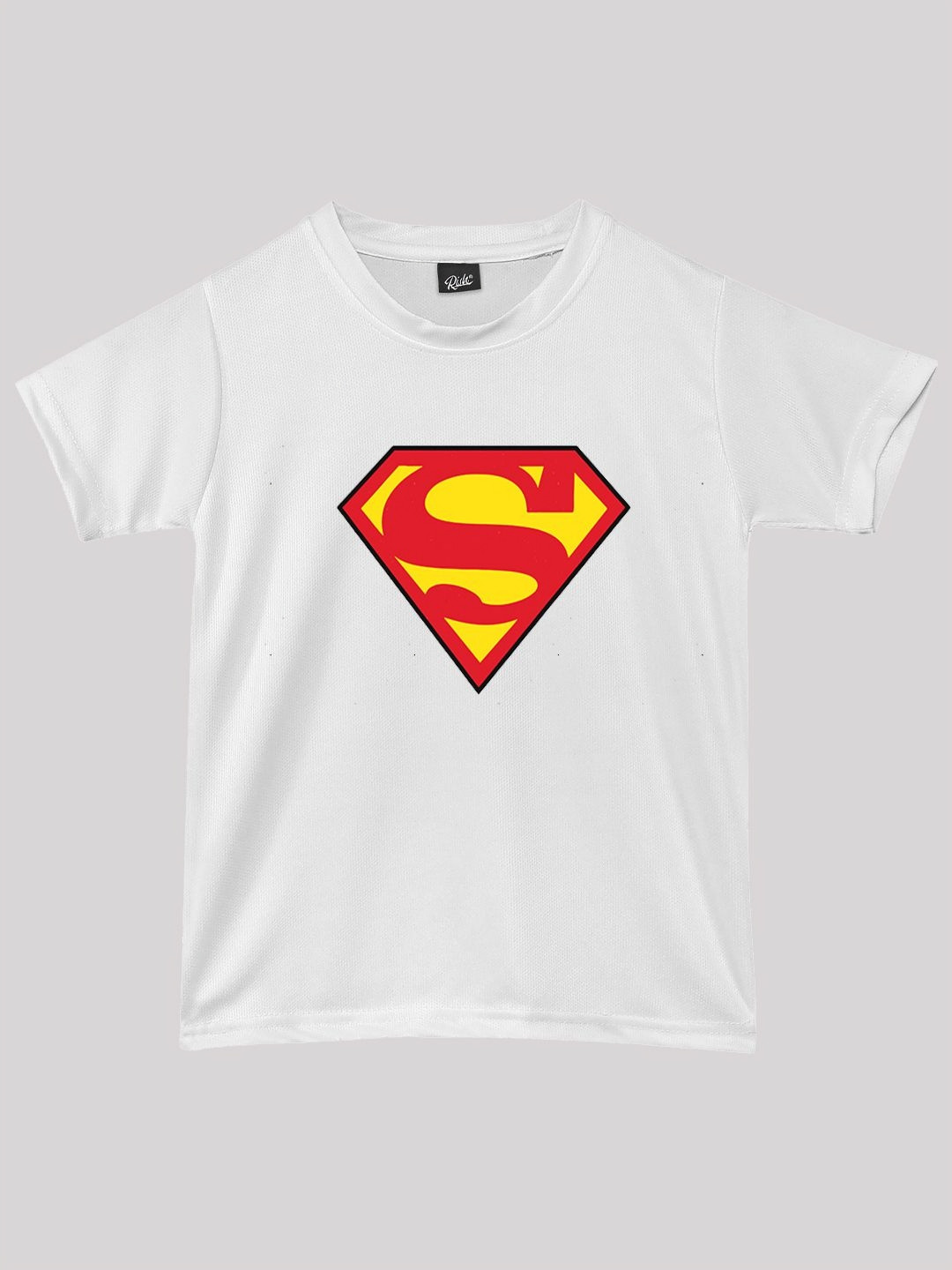RISH Unisex Kids Superman Graphic Printed Round Neck T-shirt