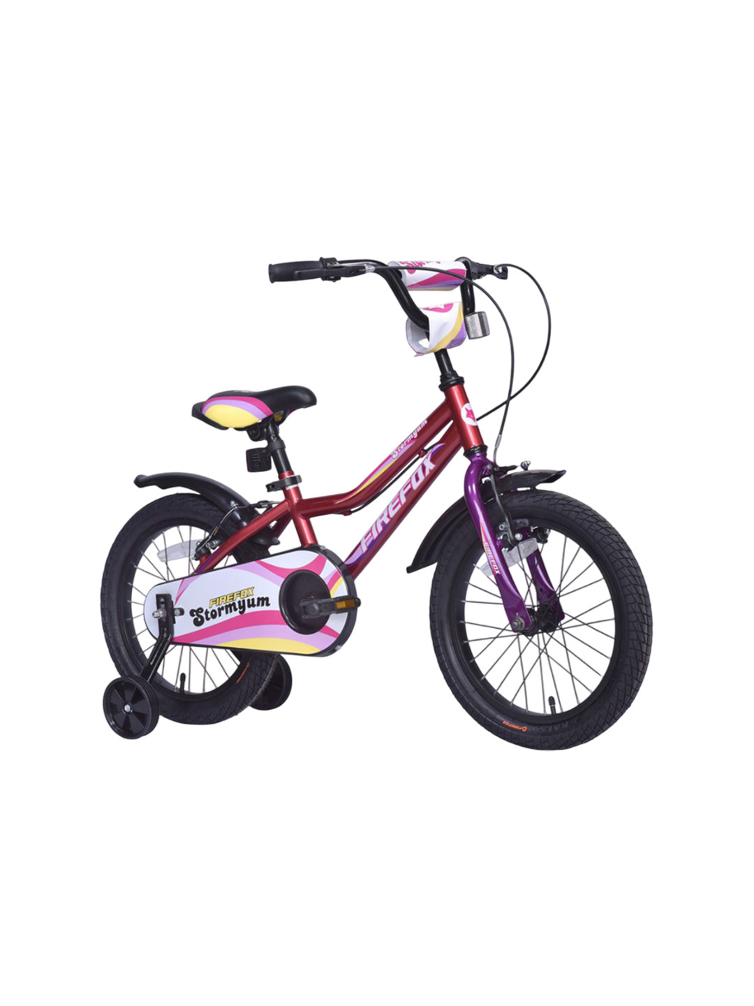 FIREFOX Stormyum 16T Kids Purple Single Speed Rigid 95% Assembled Cycle