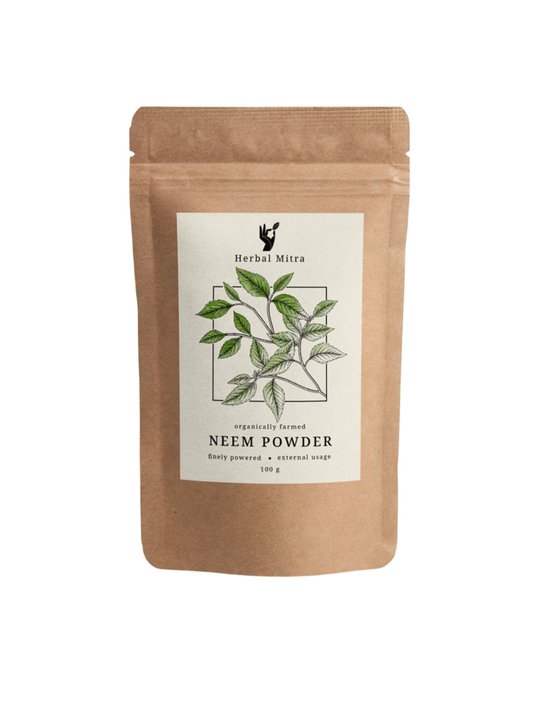 Herbal Mitra Pure Neem Powder For Skin & Hair - 100 g