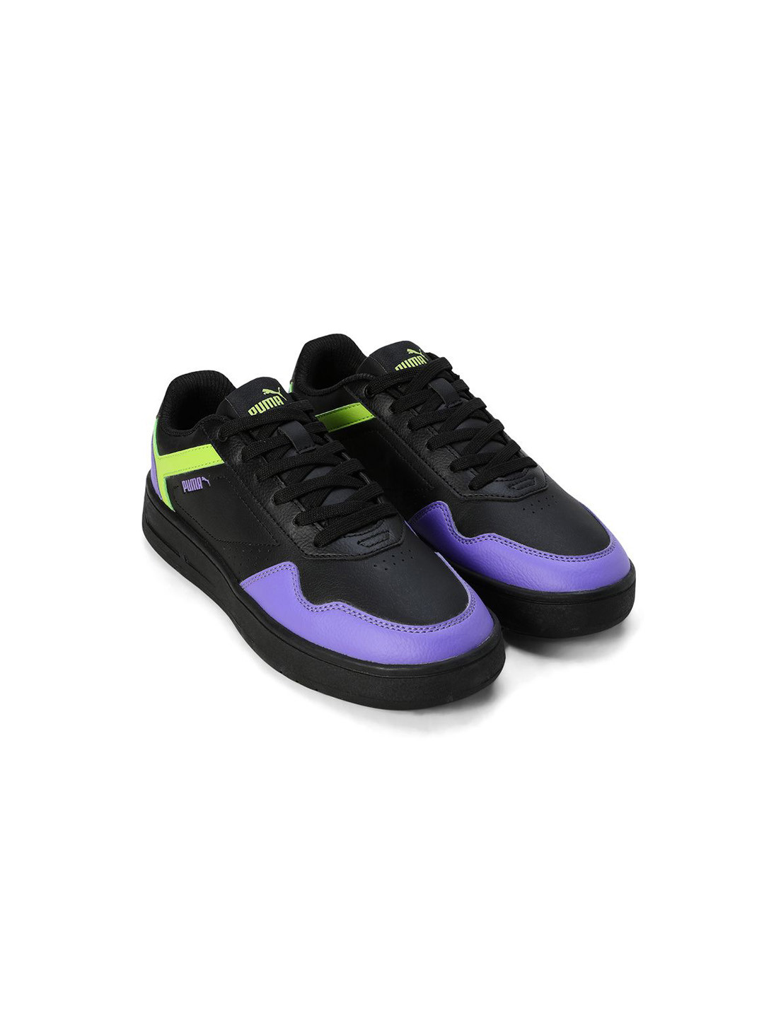 Puma Court Classic Kids Colourblocked Sneakers