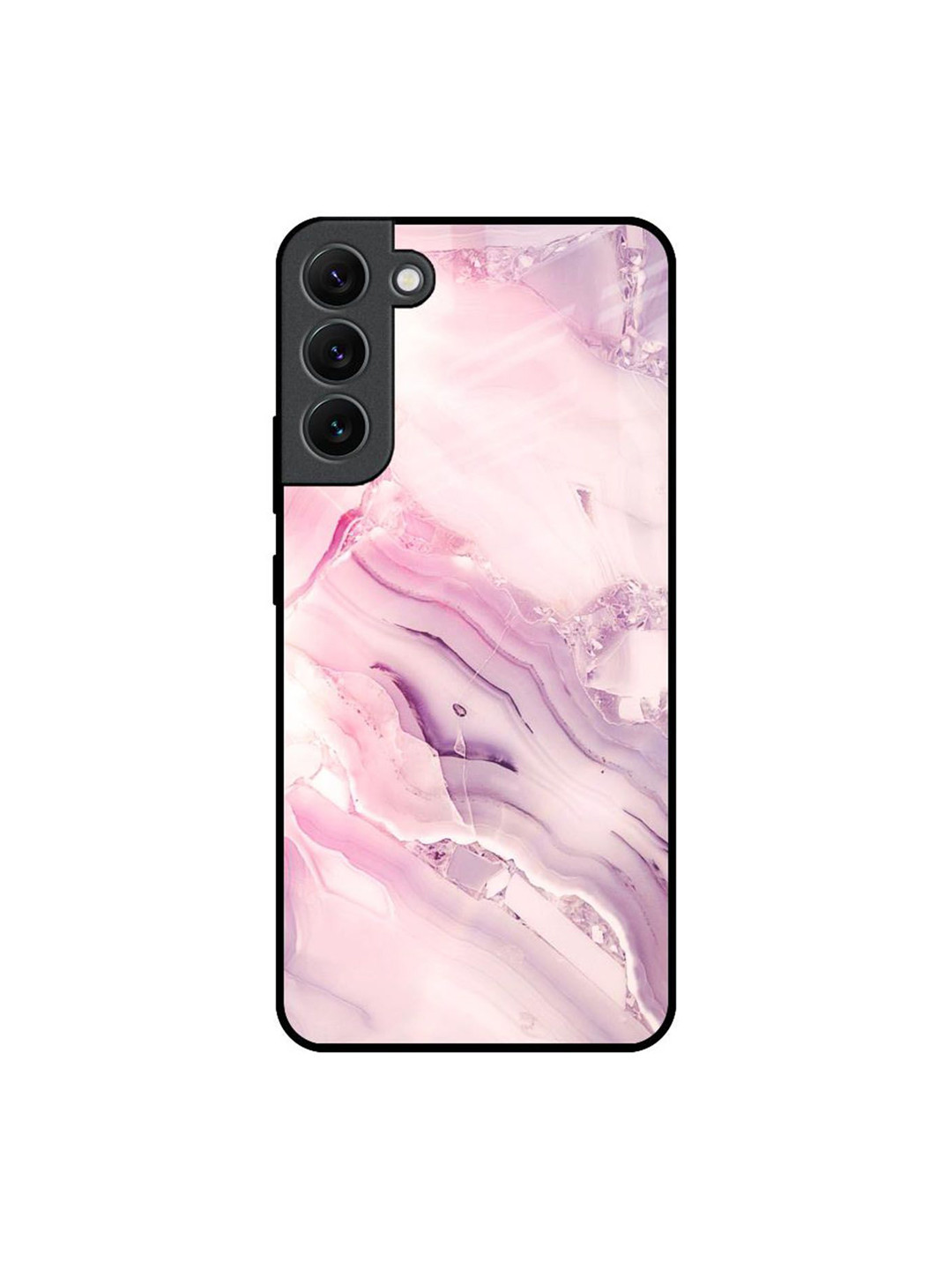 QRIOH Diamond Pink Gradient Printed Samsung Galaxy S22 Plus Back Case