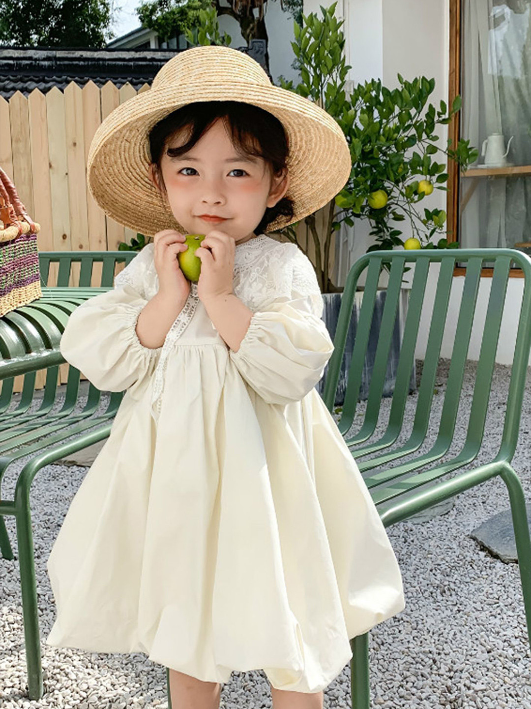 LULU & SKY Girl Self Design Fit And Flare Dress