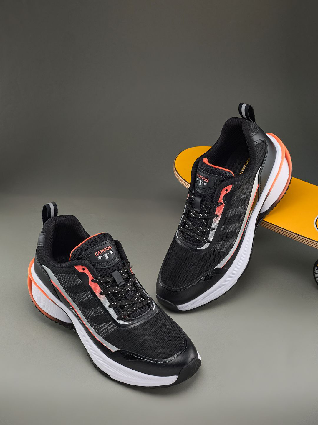 Campus Men RUSTIK Mesh Running Non-Marking Shoes