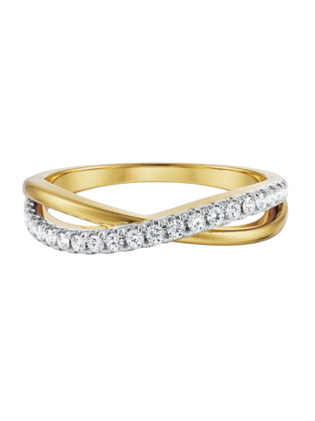 Emori Lovey Dovey Infinity Lab Diamond Band in 18KT Gold