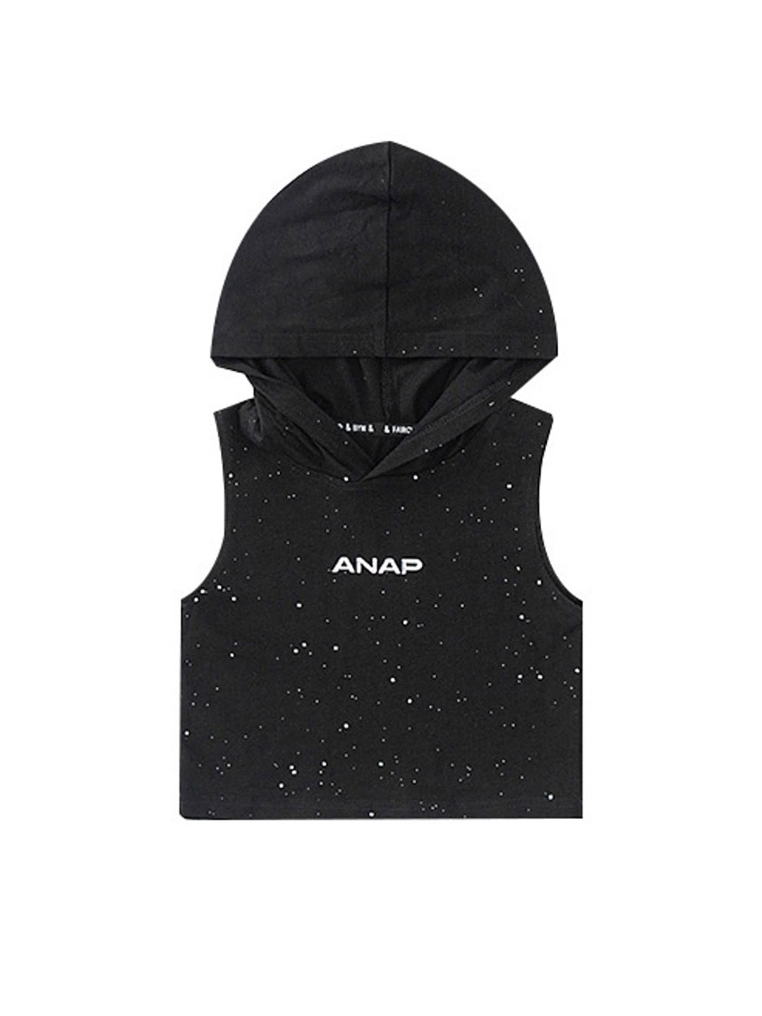 LULU & SKY Girls Printed Hooded Vest Top