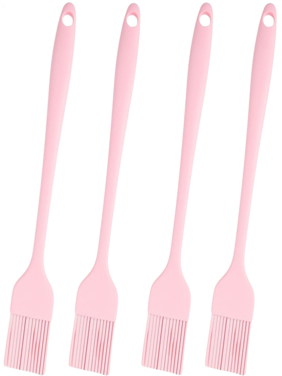 Baskety Pink 4 Pieces Spread Oil Brushes Spatula
