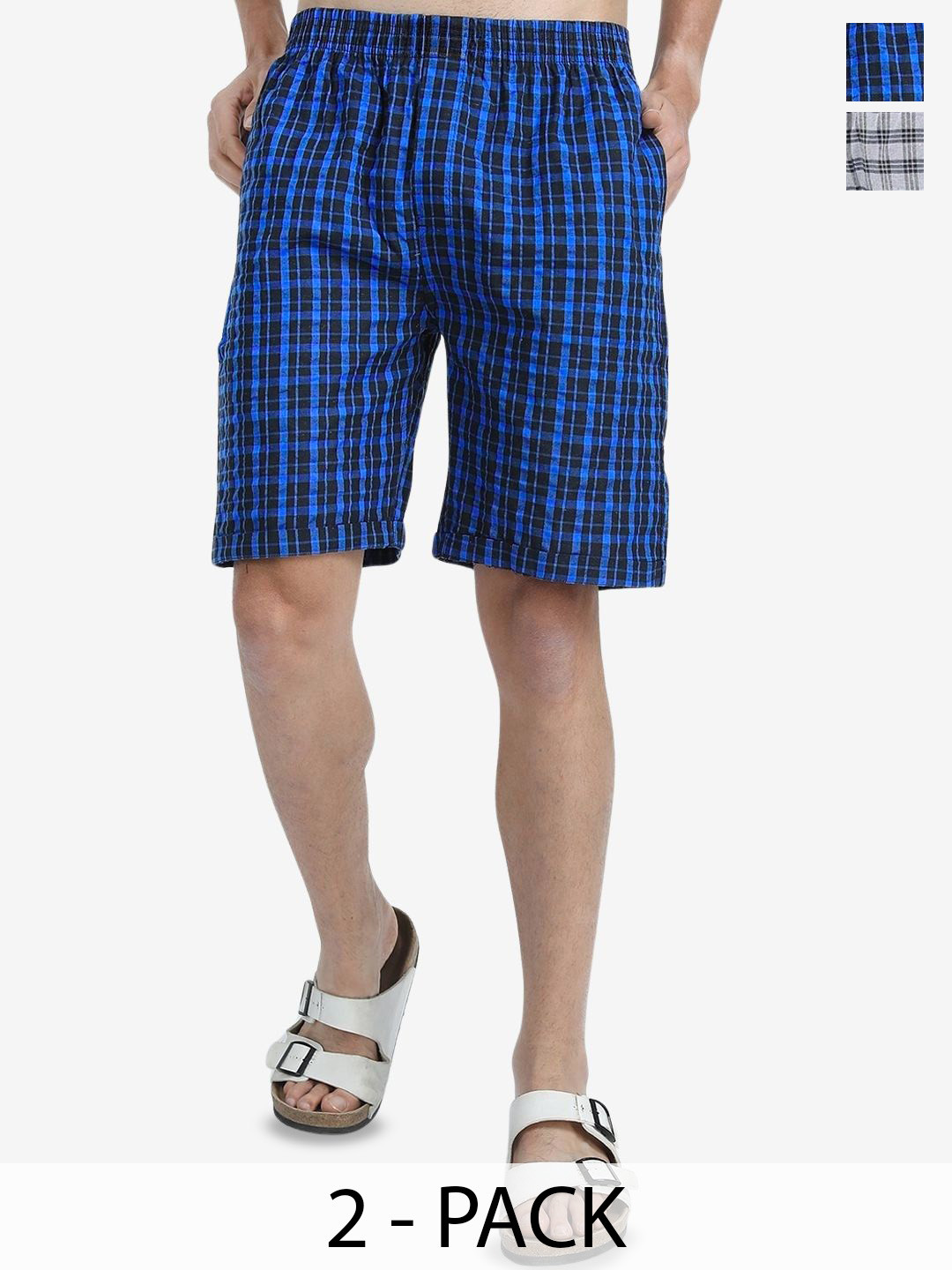 URBANICE Men Checked Training or Gym with Technology Shorts