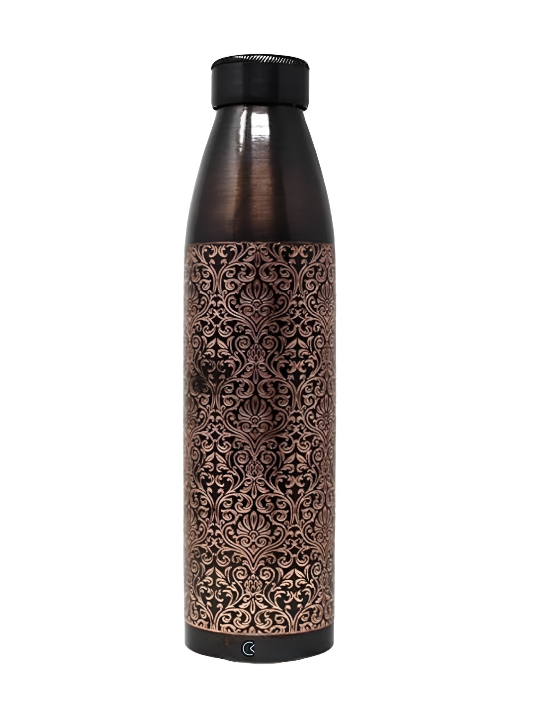 Crest Innovative Lives Rise Prime Brown Floral Copper Spill Proof Water Bottle - 1L