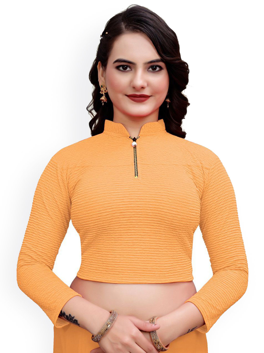 SS Sanket Synthetics Women Saree Blouse