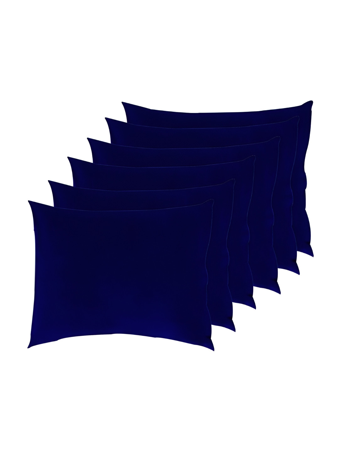 GADDA CO 6 Pieces Dark Blue Waterproof Pillow Protector Covers With Zipper