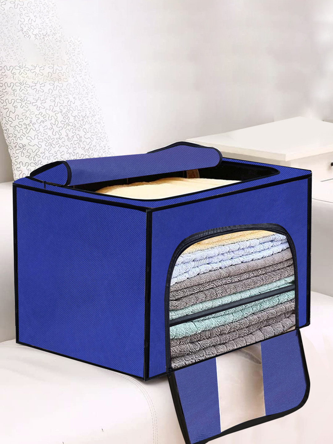Rmerchants Blue & Black Suit Organiser