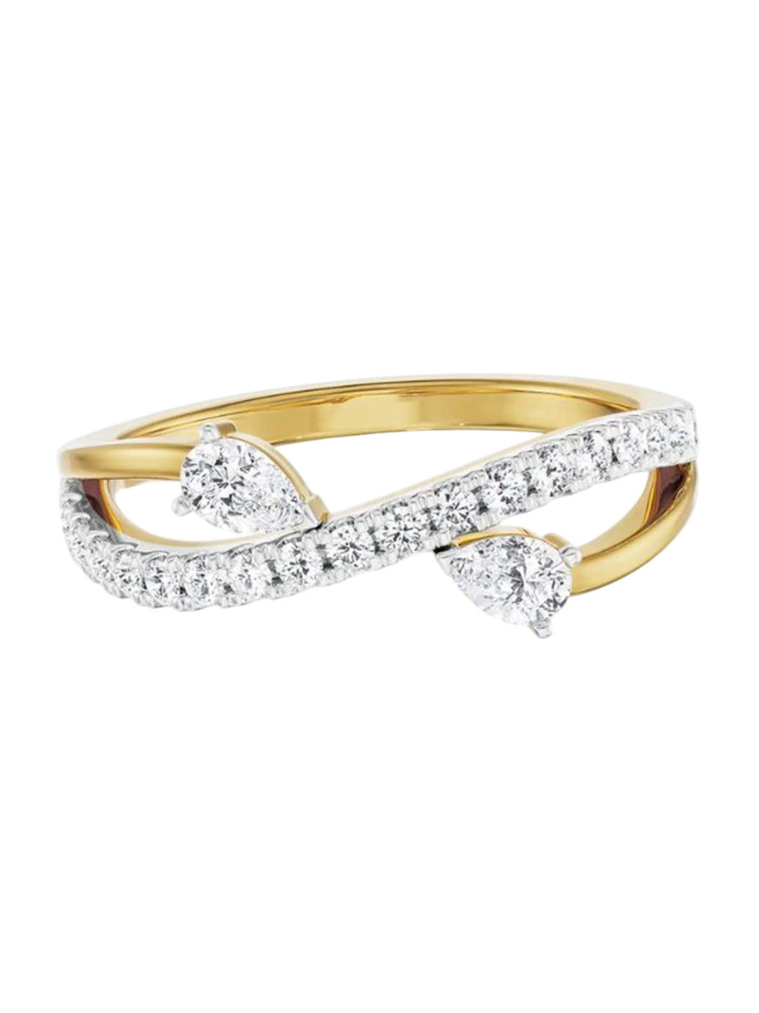 Emori Pearlock Infinity Lab Diamond in 14KT Gold Band
