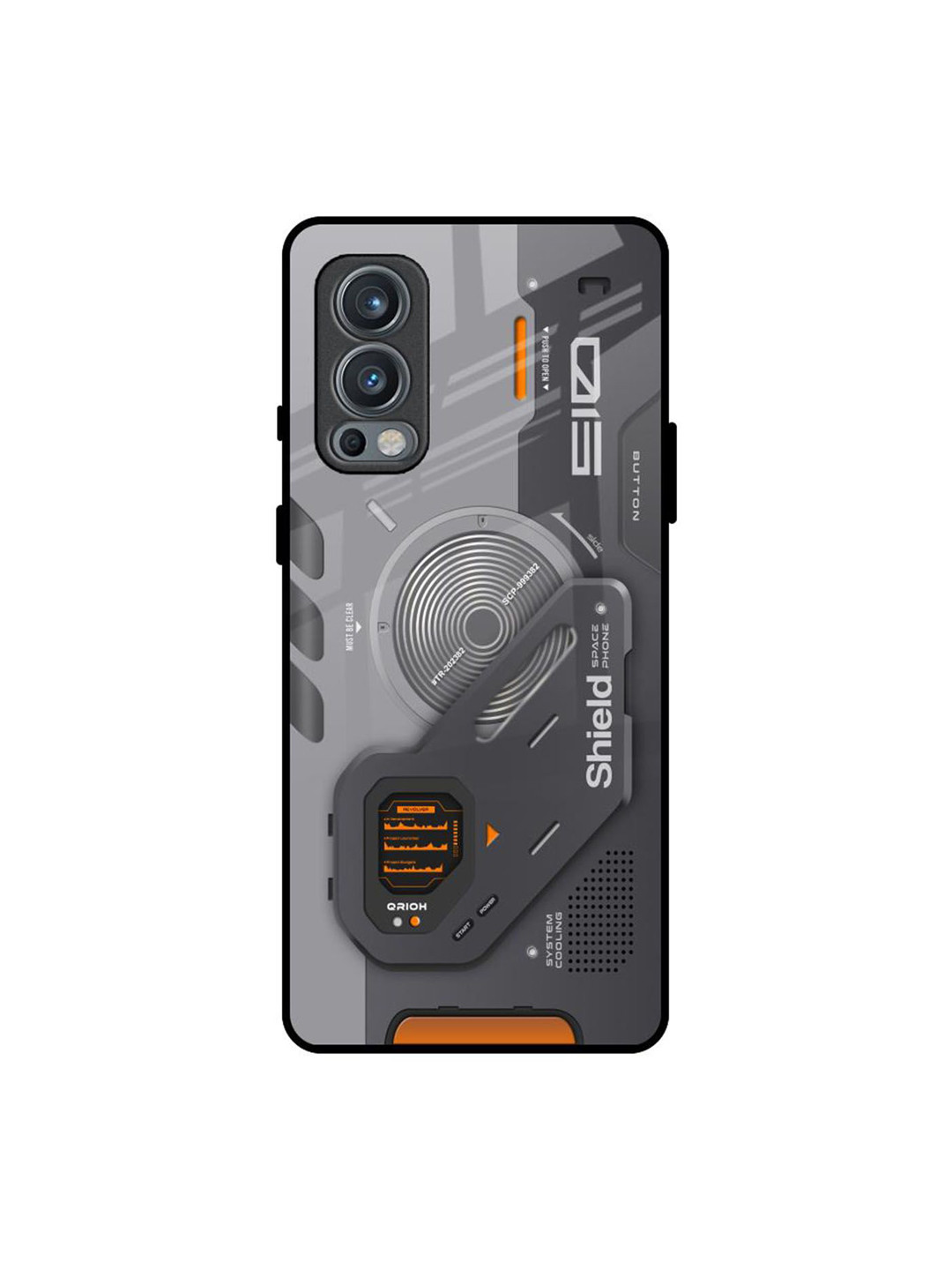 QRIOH Tech Lifestyle Printed Oneplus Nord 2 Back Case