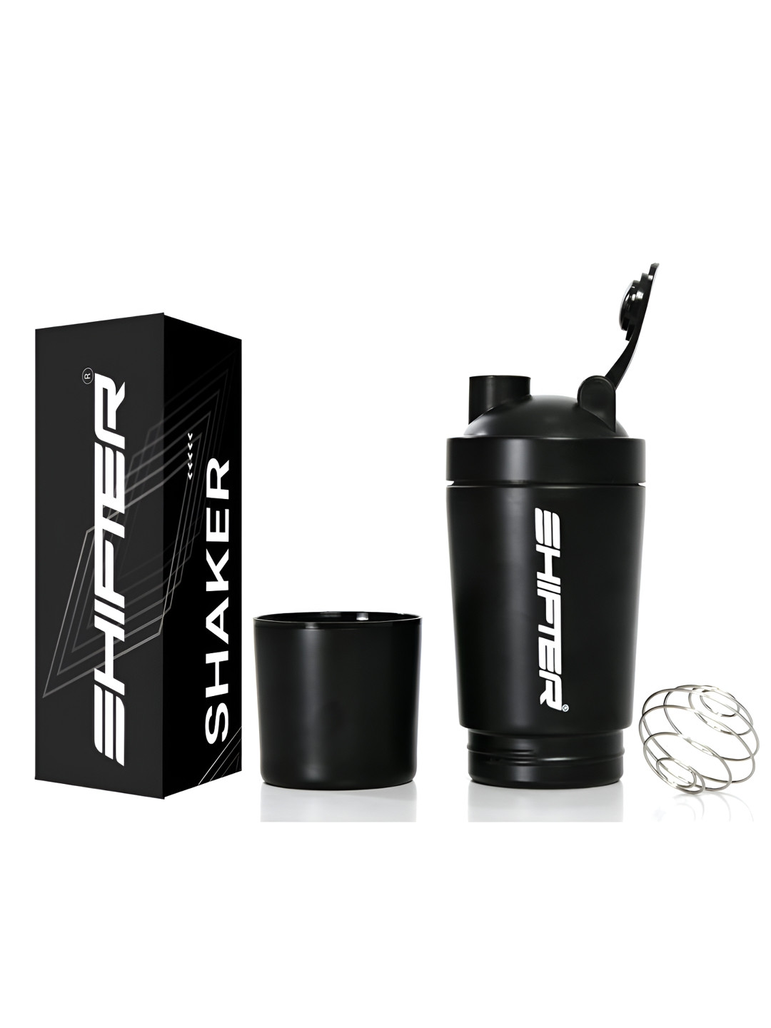SHIFTER Black & White Stainless Steel Water Bottle 700ml