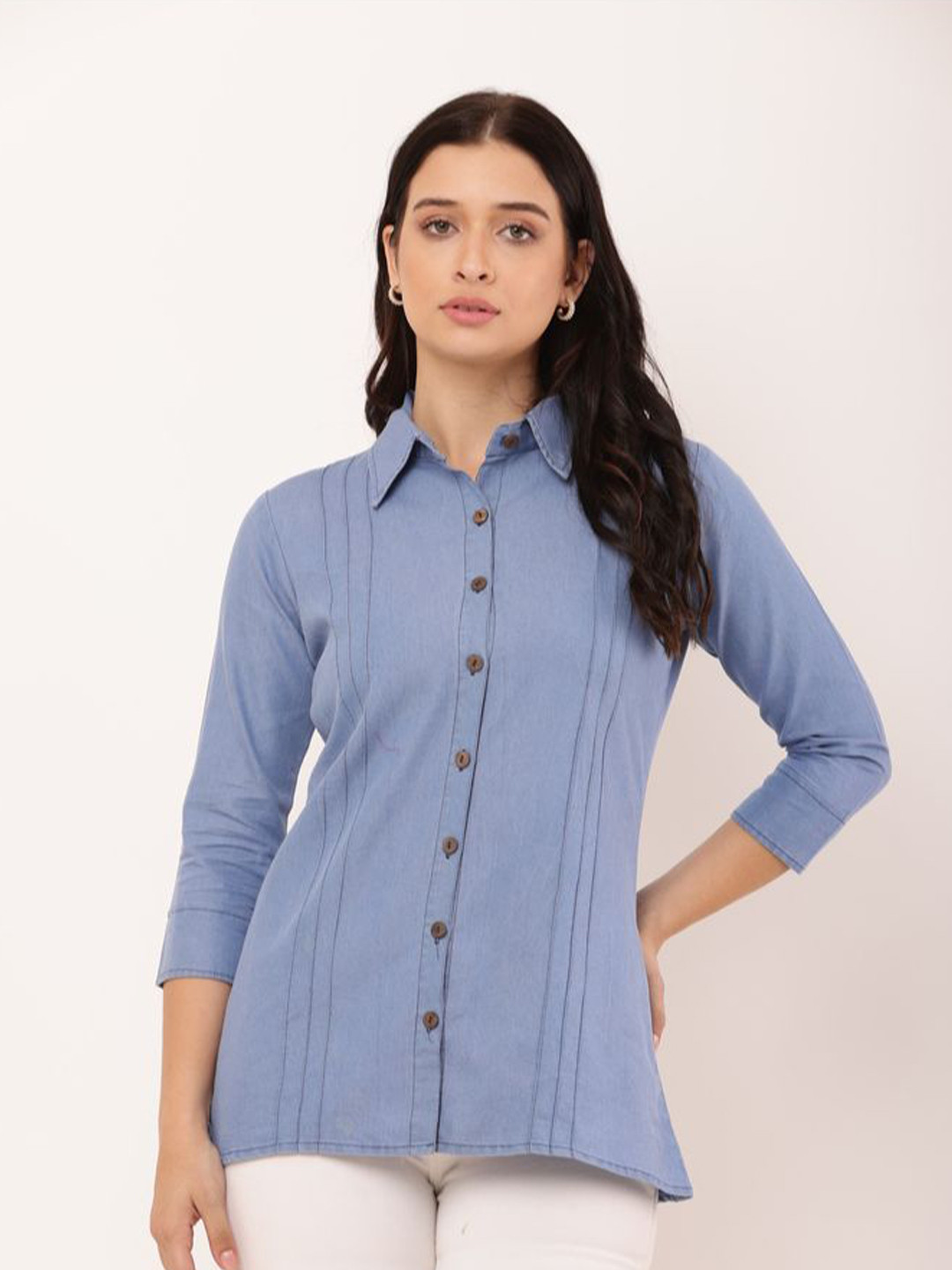 Sellingsea Women Straight Opaque Casual Shirt