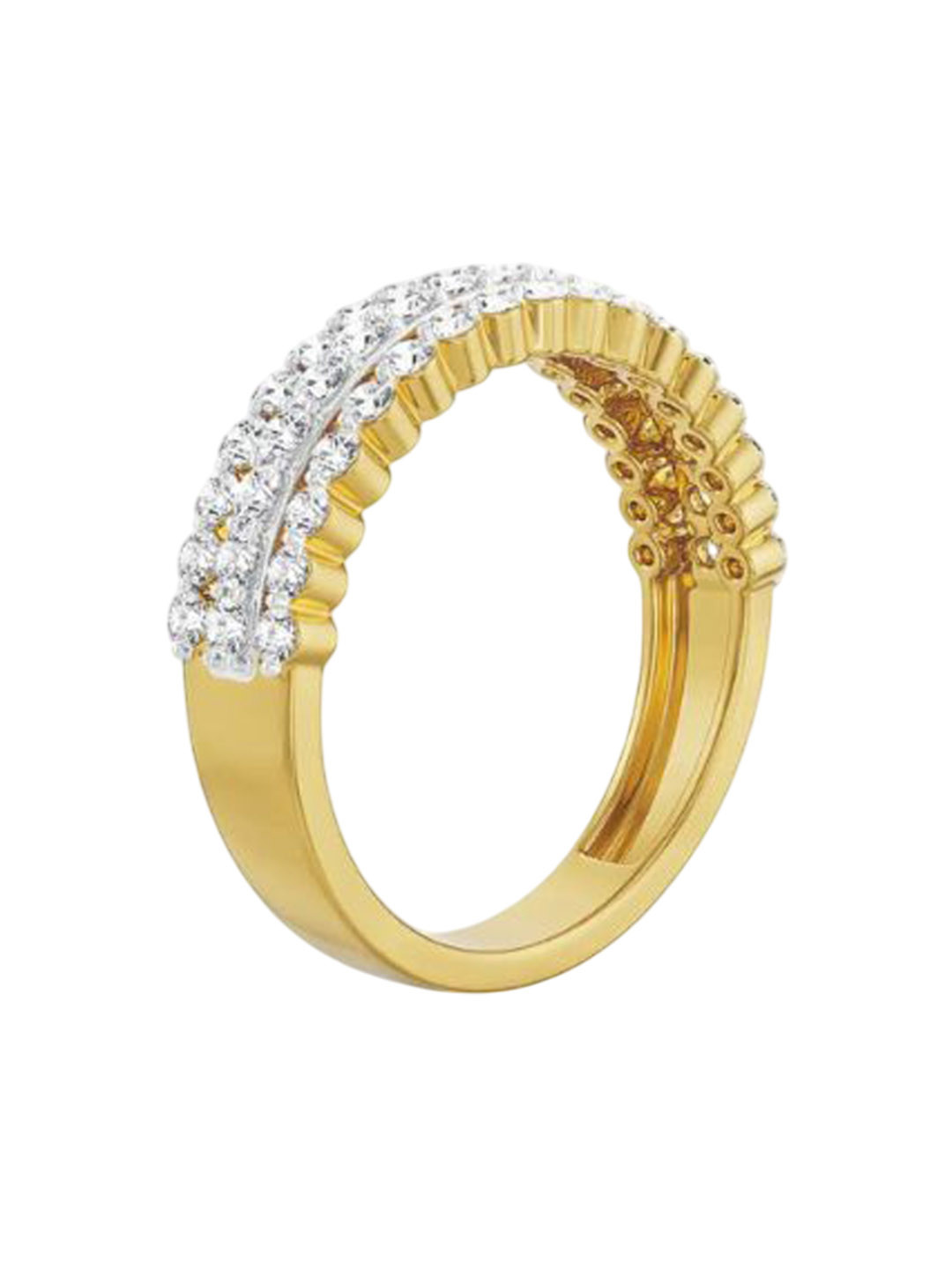 Emori Trinity Lab Diamond in 14KT Gold Band