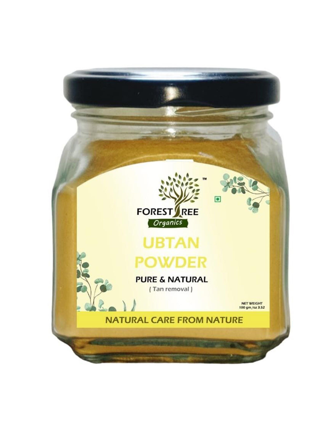 FORESTREE Saffron Pure & Natural Tan Removal Ubtan Powder - 100 g
