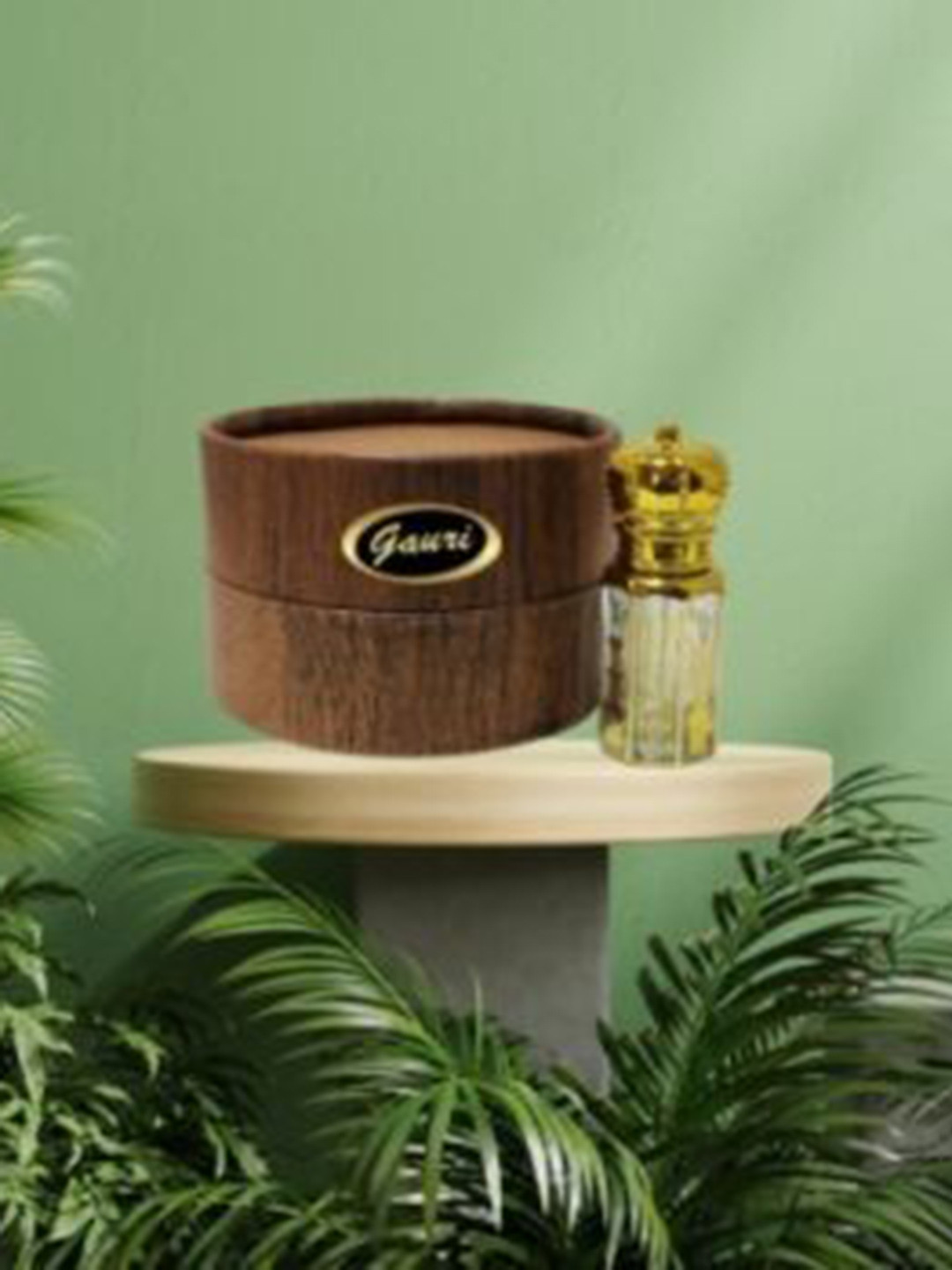 GAURI SUGANDH Oud Long Lasting & Alcohol Free Attar- With Wooden Box -6 ml