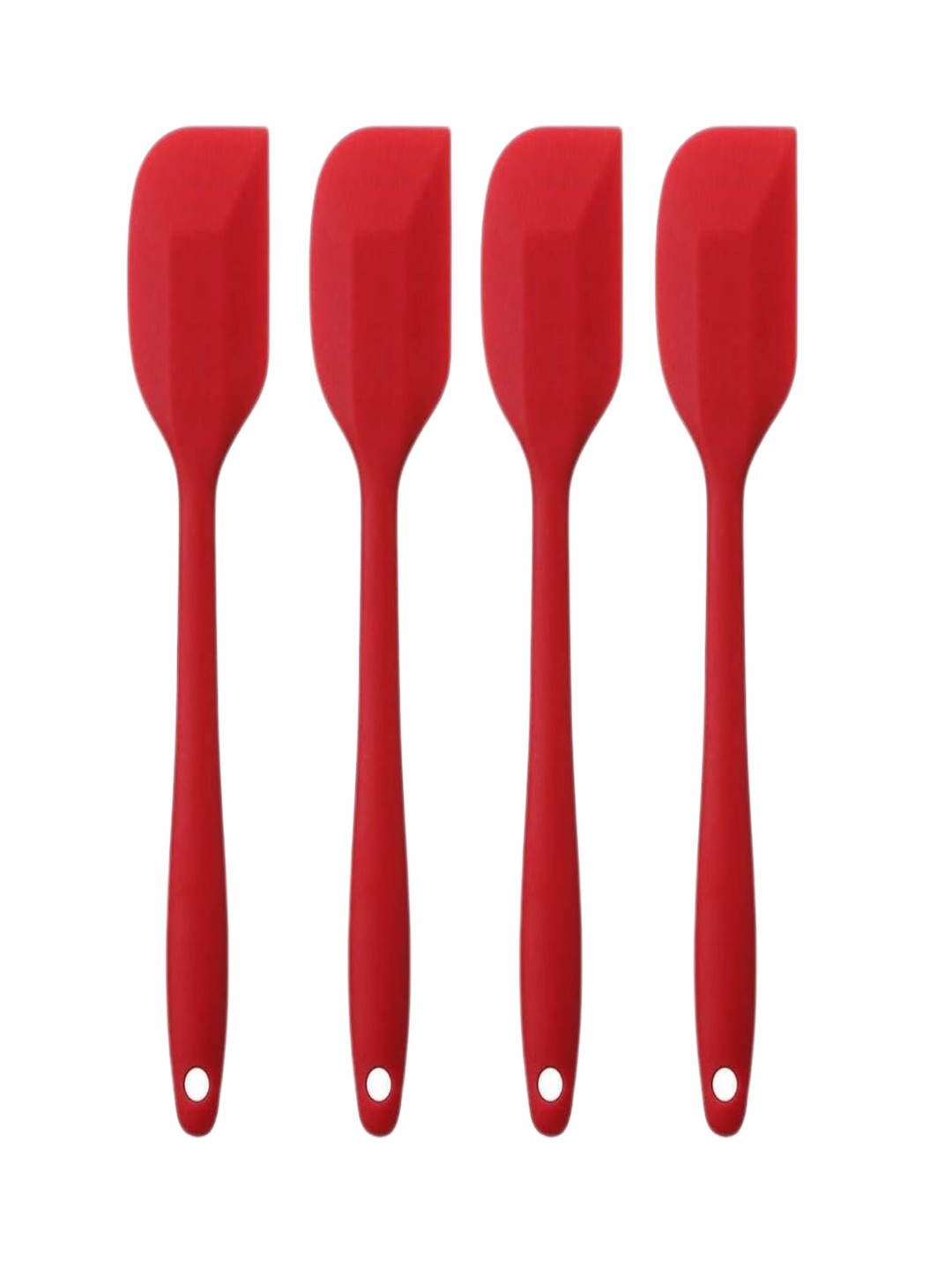 Baskety Red 4 Pieces Scraper Spatula