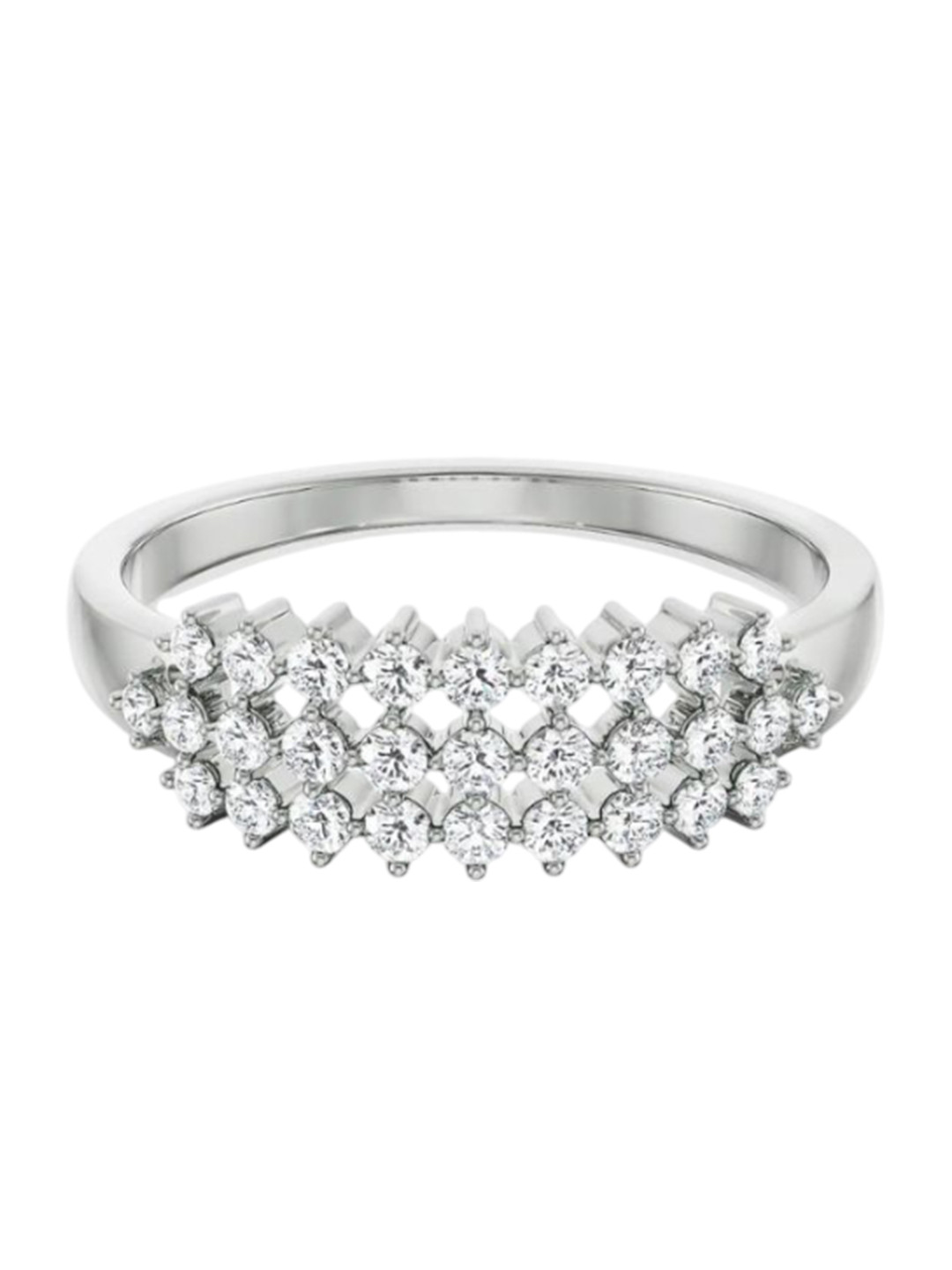 Emori Clustered Ramona Lab Diamond in 14KT Gold Band