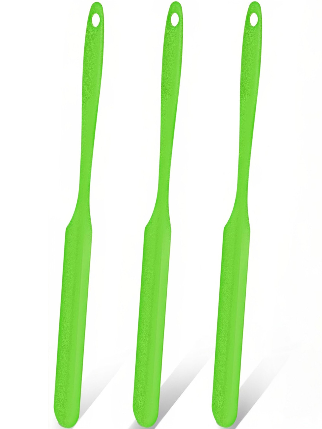 Baskety Green 3 Pieces Long Handle Jam Spreader Spatula