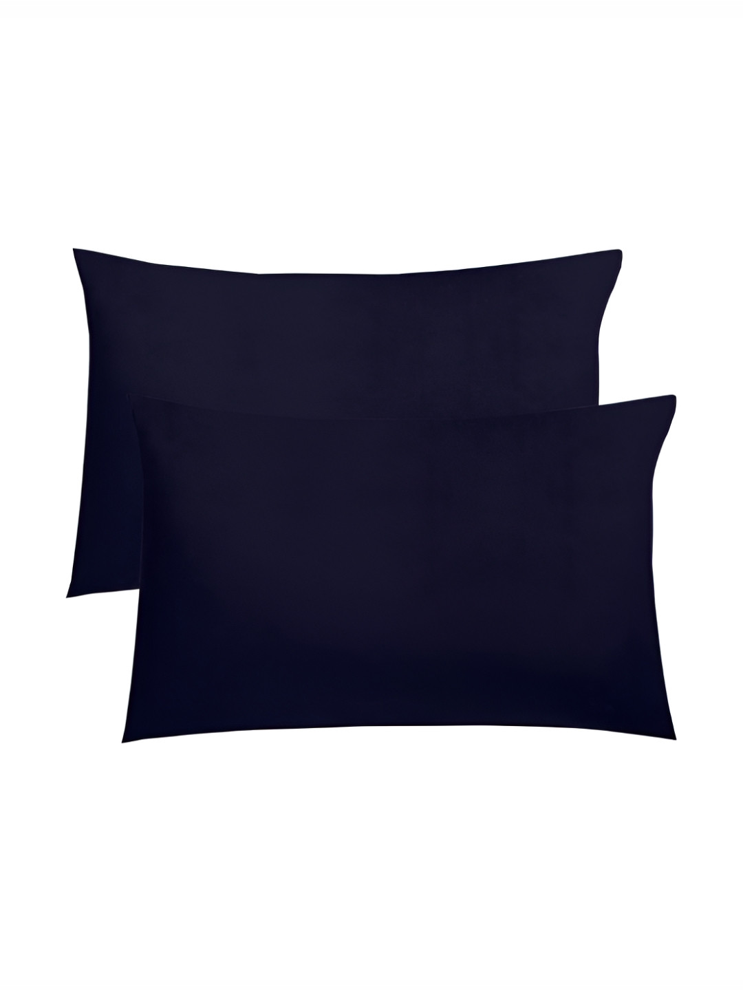 GADDA CO 2 Pieces Navy Blue Waterproof Pillow Protector Covers With Zipper