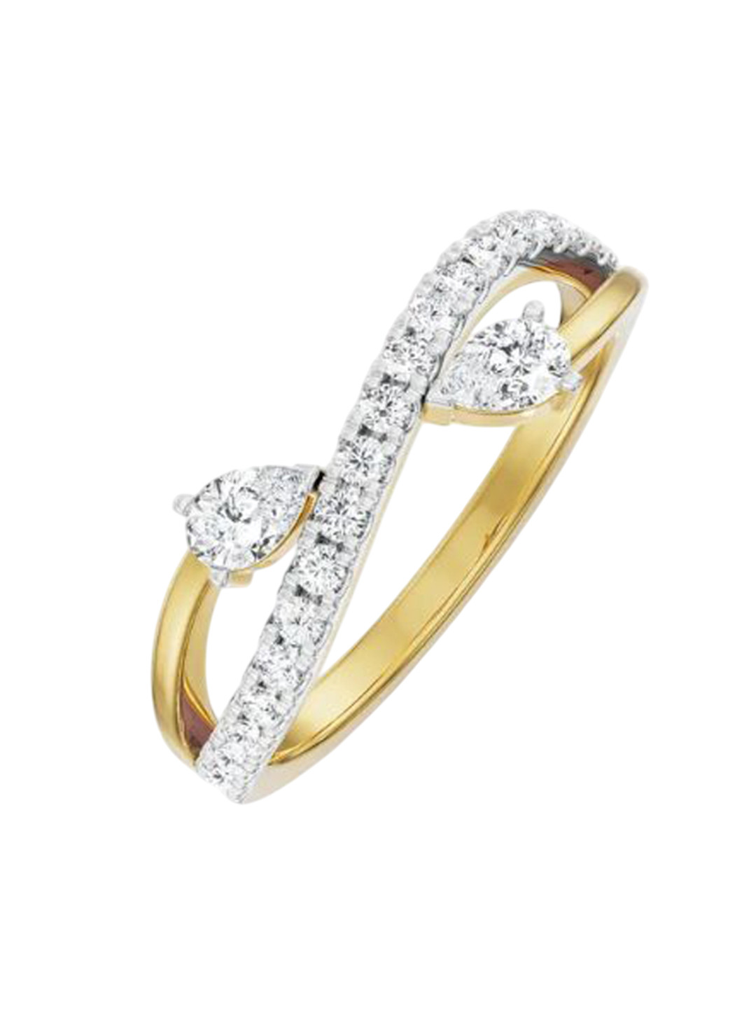 Emori Pearlock Infinity Lab Diamond Band in 18KT Gold