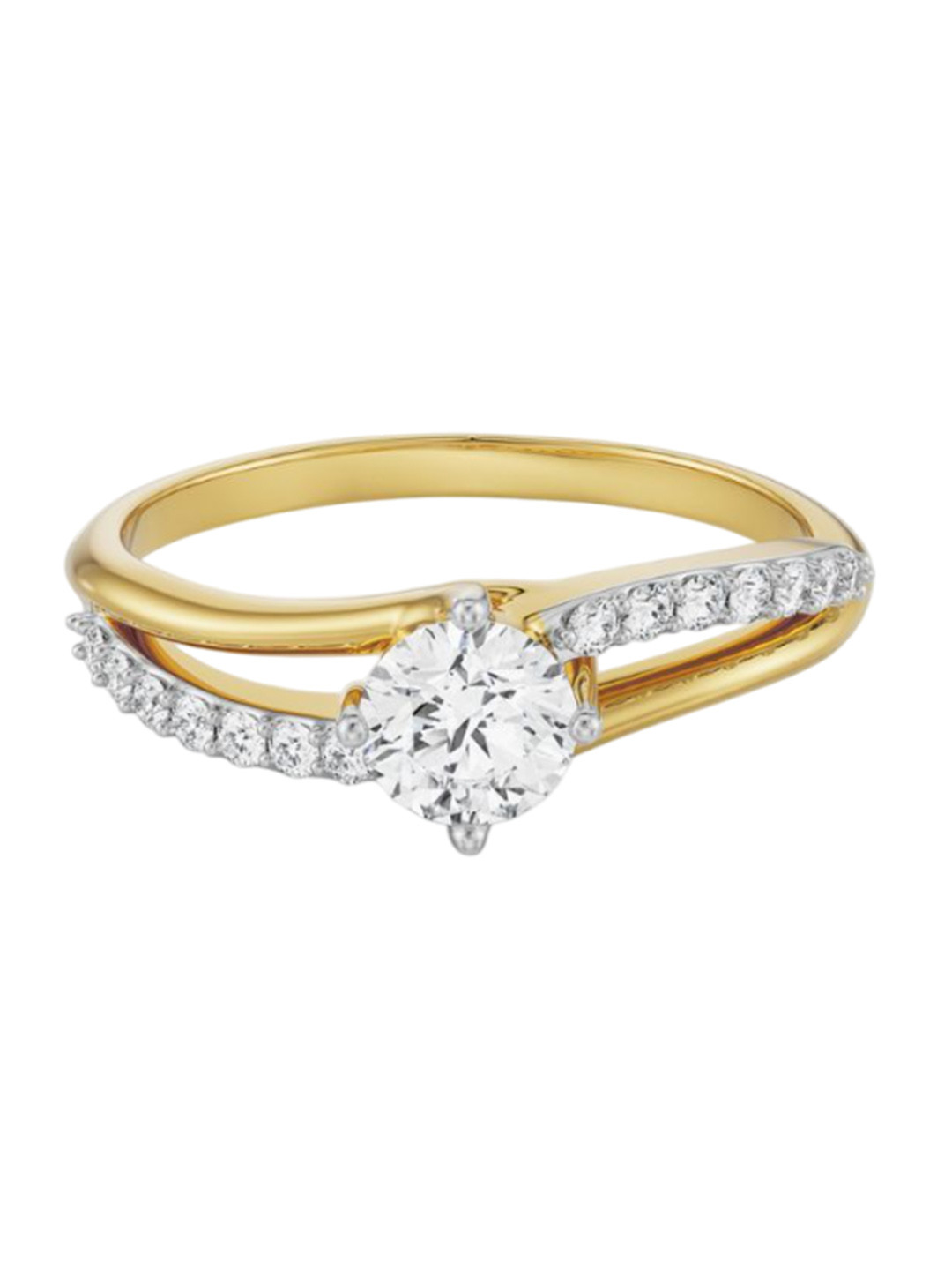 Emori Pristine GlimmeLab Diamond Ring Lab Diamond Ring in 18KT Gold