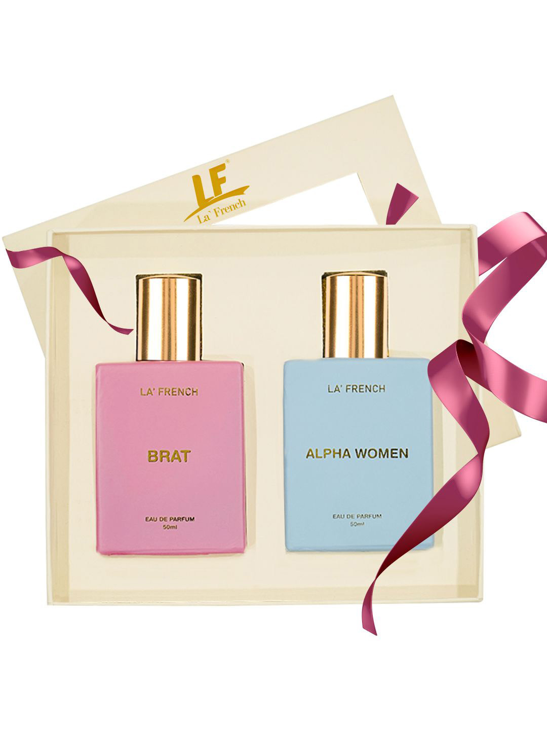 La French Unisex Brat & Alpha Premium Perfume Gift Set - 50 ml Each