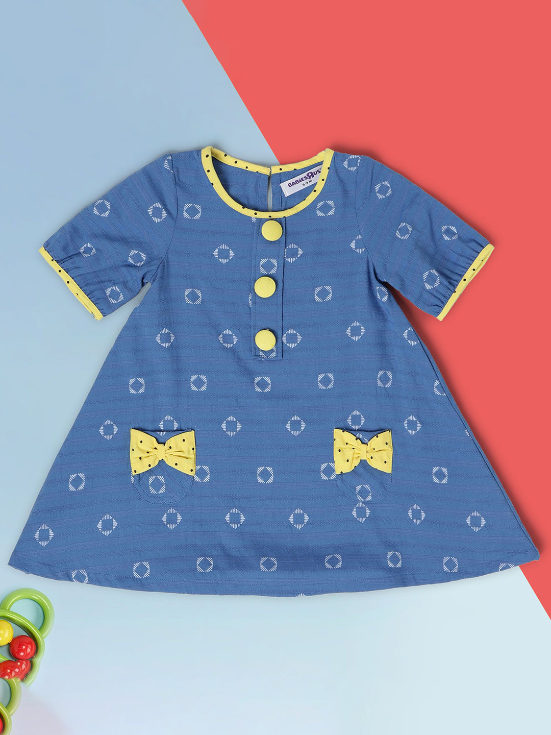 Babies R Us Polka Dot Print A-Line Dress