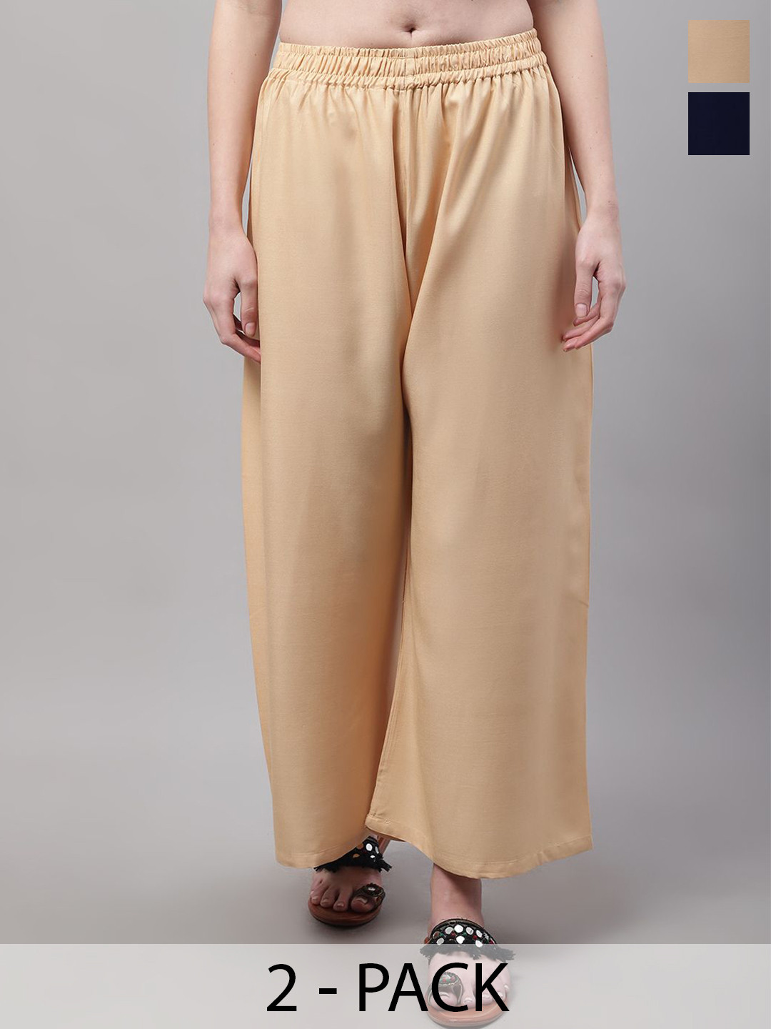 Valles365 by S.C. Women 2 Flared Palazzos