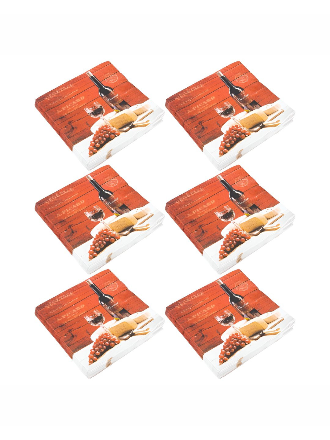 NATURALLY YOURS Brown Set of 6 Tissue Papers