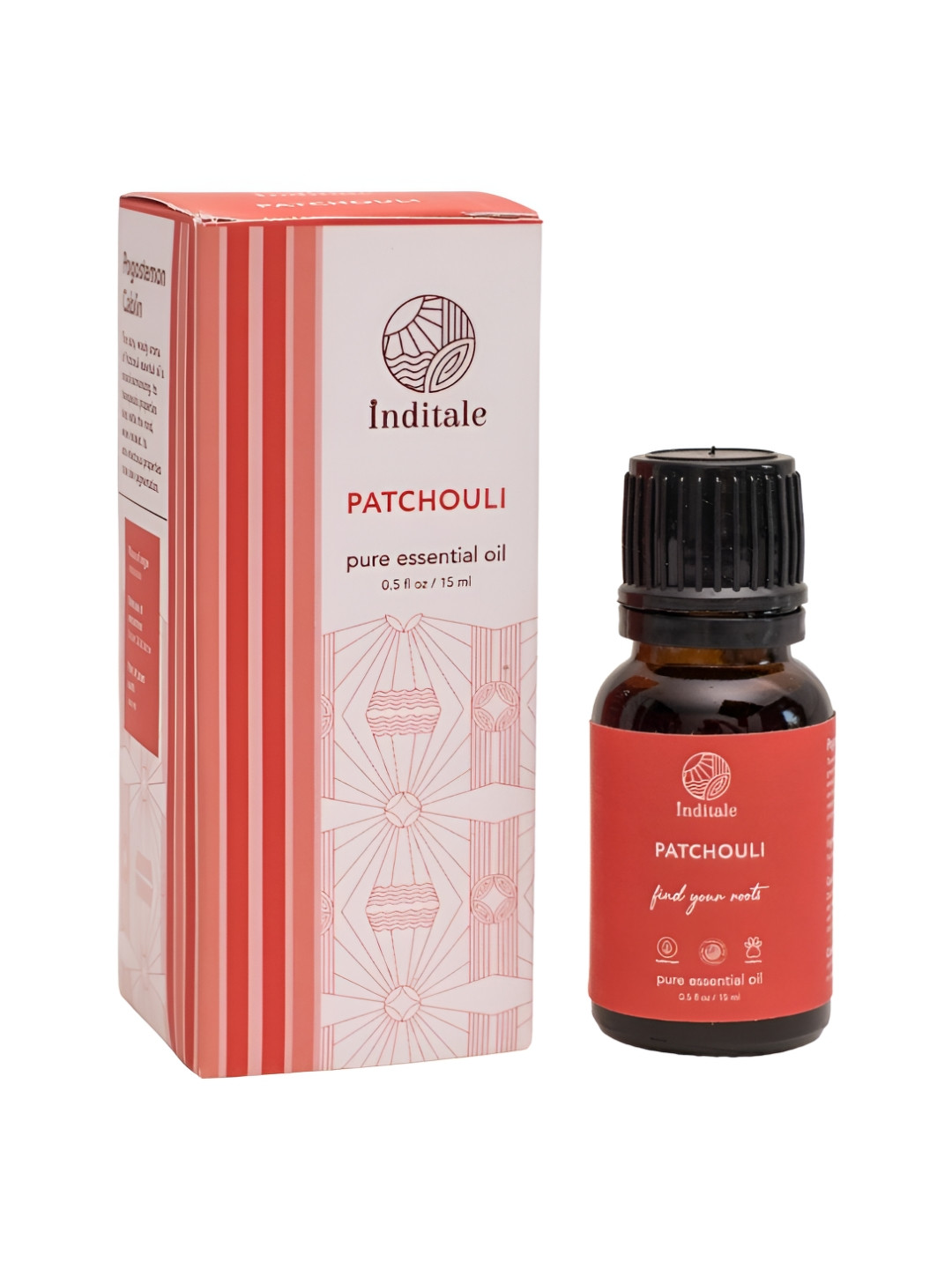Inditale Patchouli Essential Oil For Hair & Skin - 15 ml