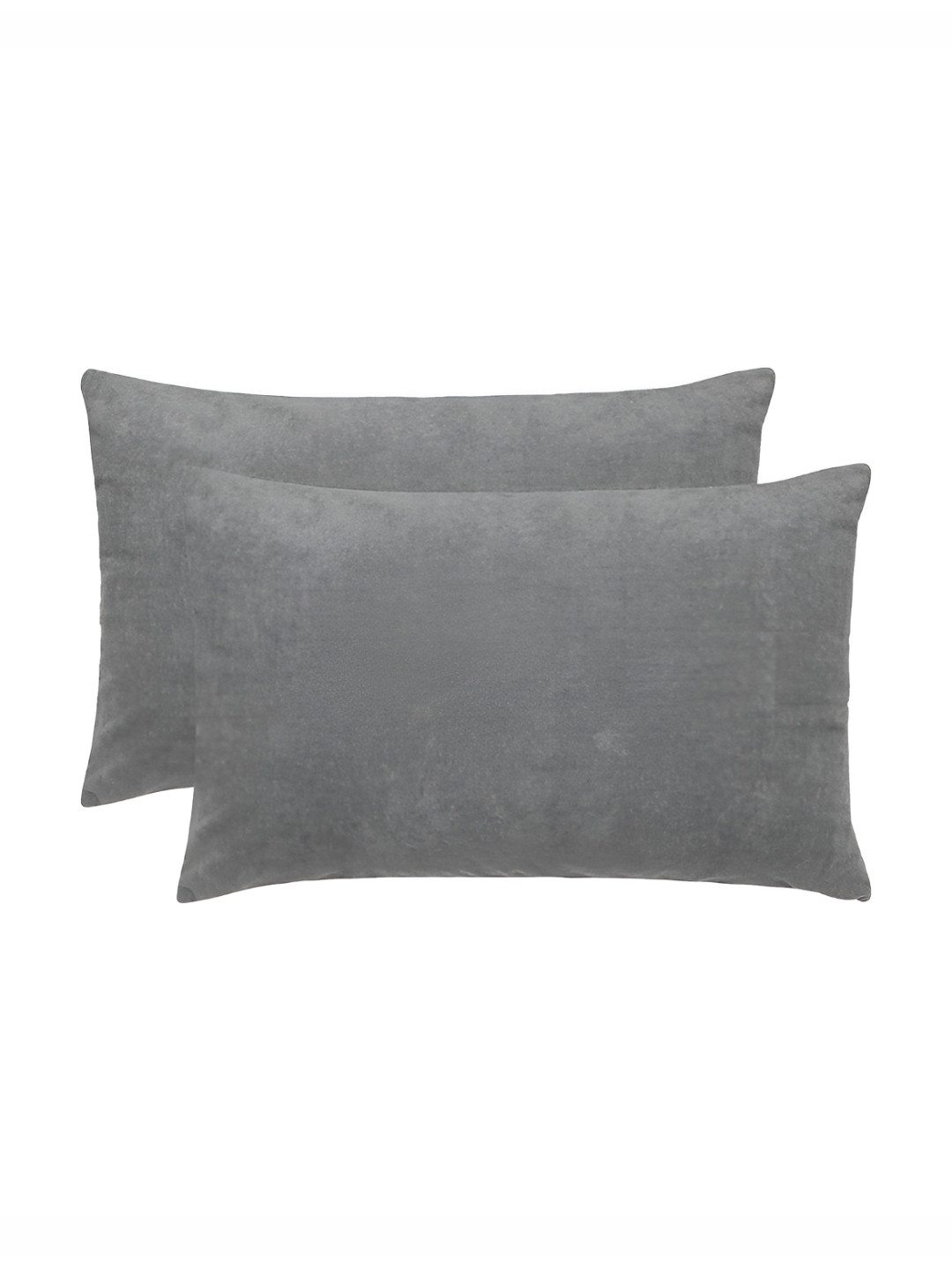 GADDA CO 2 Pieces Grey Waterproof Pillow Protector Covers With Zipper