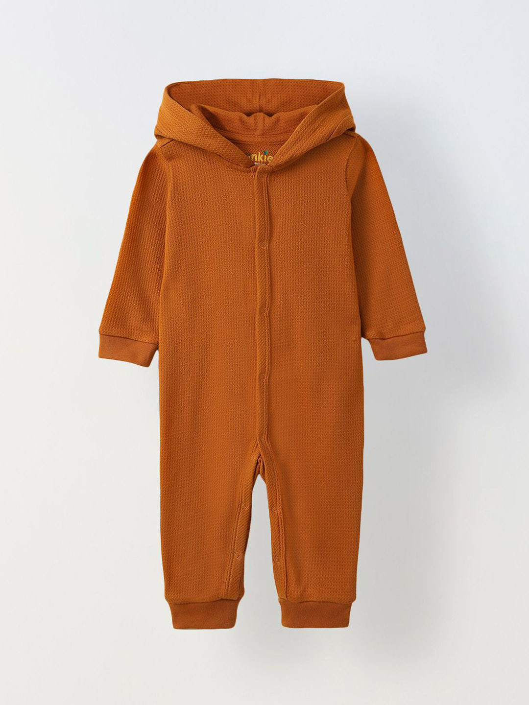SPUNKIES Infant Hooded Cotton Rompers