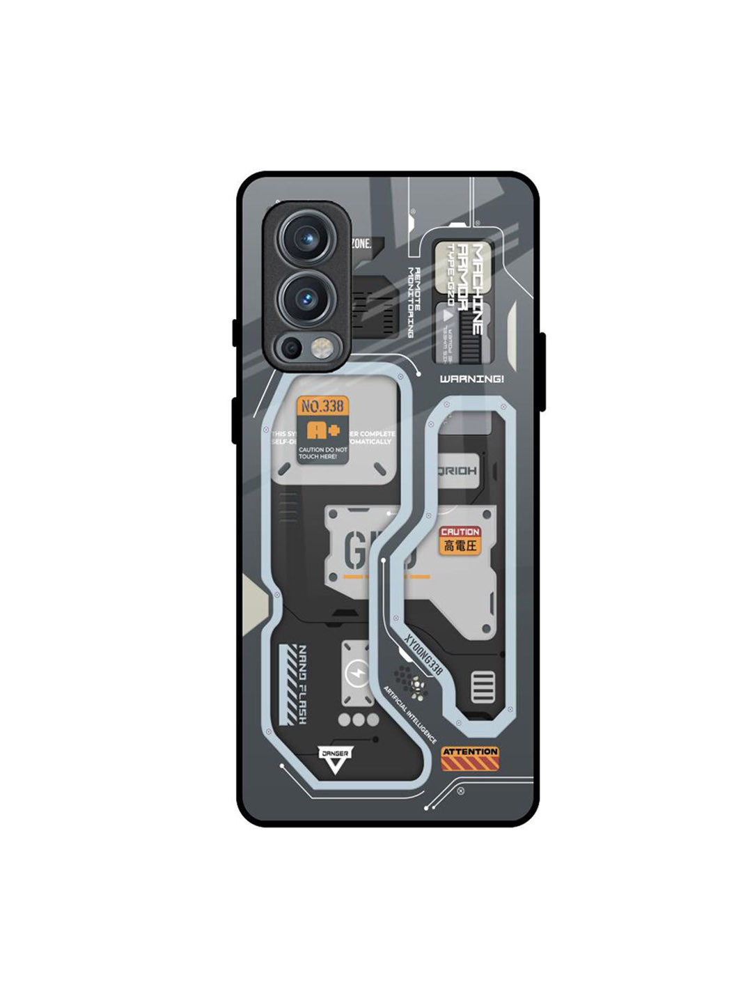 QRIOH Retro Futuristic Printed Oneplus Nord 2 Back Case