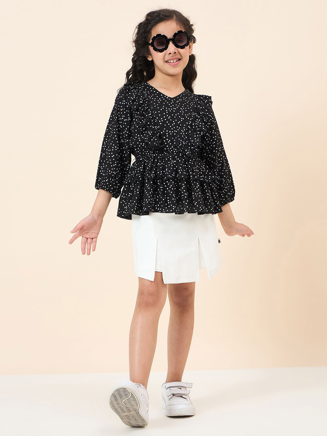 Stylo Bug Geometric Print Top