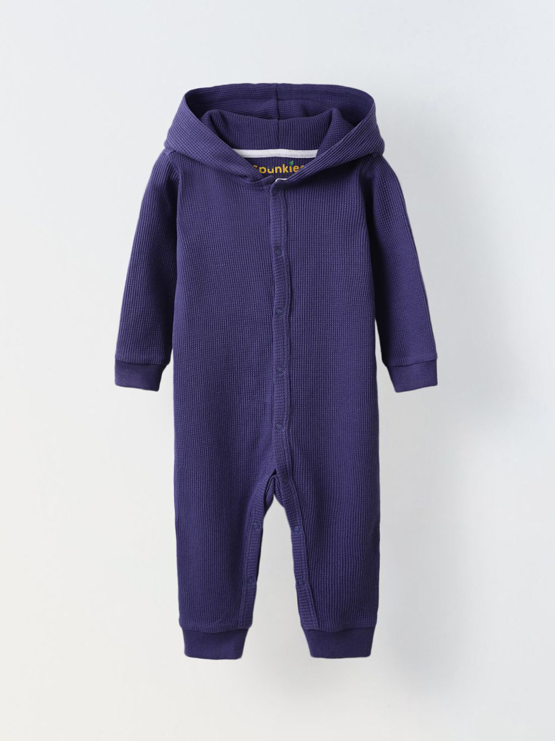 SPUNKIES Infant Hooded Cotton Rompers