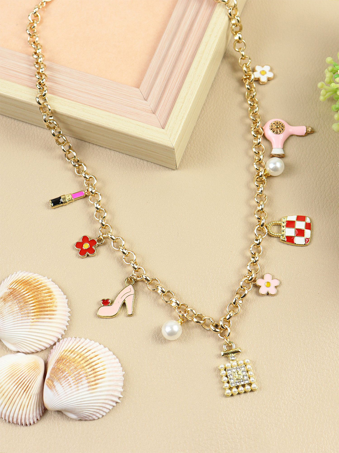 Asthetika Kids Girls Minimal Charm Necklace