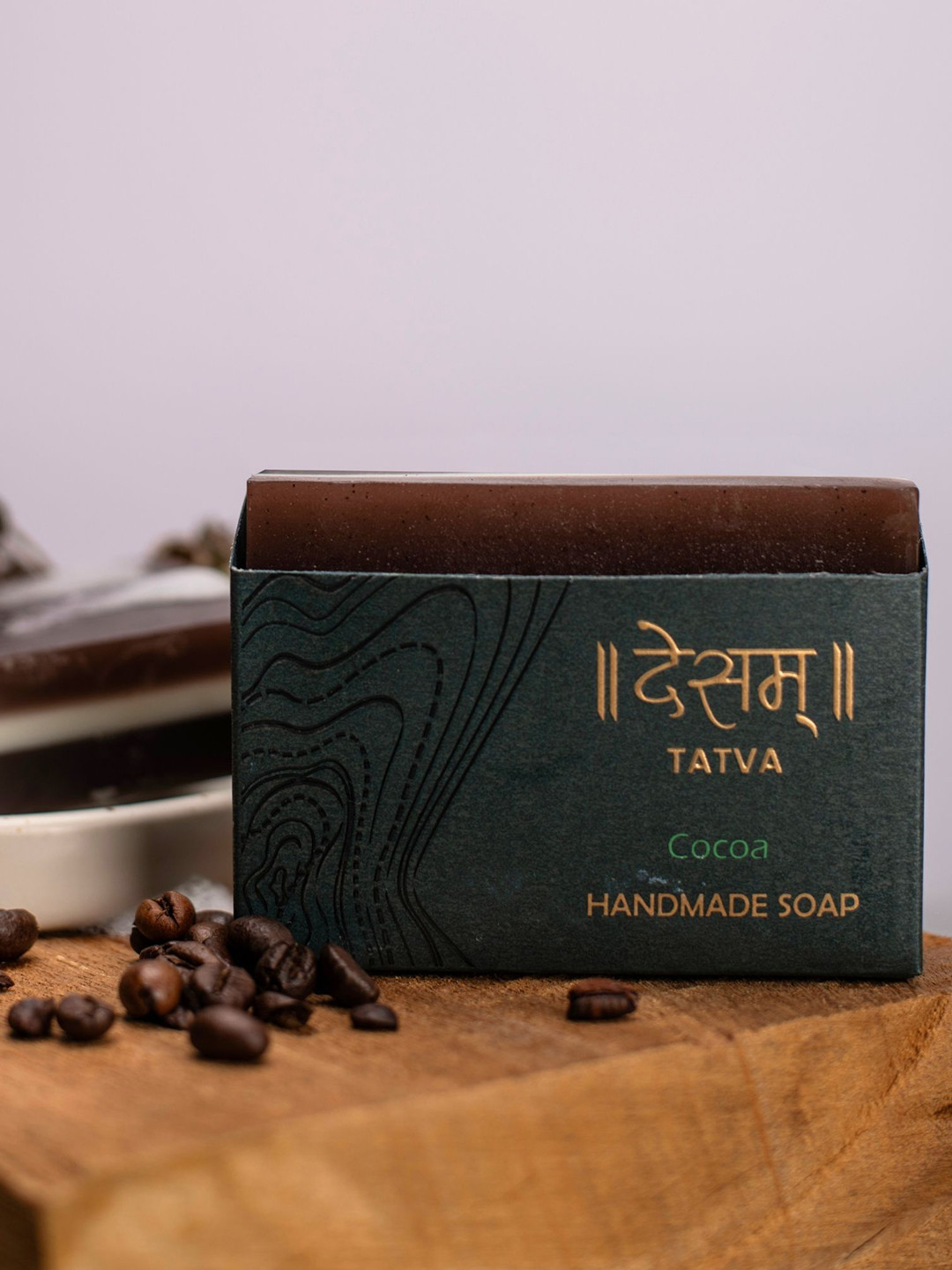 Desam Organics Tatva Cocoa & Goat Milk Natural Soap Bar For Deep Nourishment - 100 g