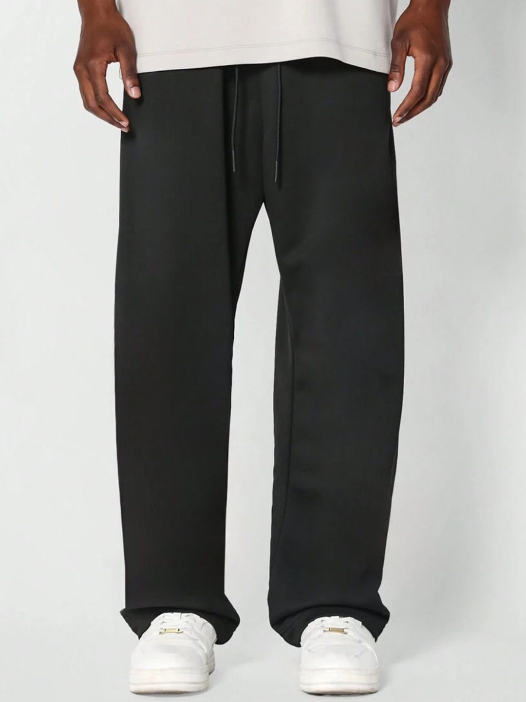 THE BEETEL HOUSE Men Relaxed Loose Fit Easy Wash Trousers