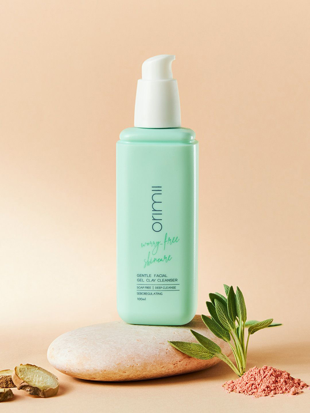 Orimii Gentle Gel Clay Deep Cleansing & Oil Control Facial Cleanser - 100 ml