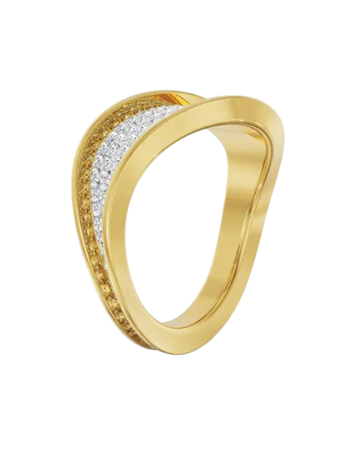 Emori Modern Twist Lab Diamond in 14KT Gold Band