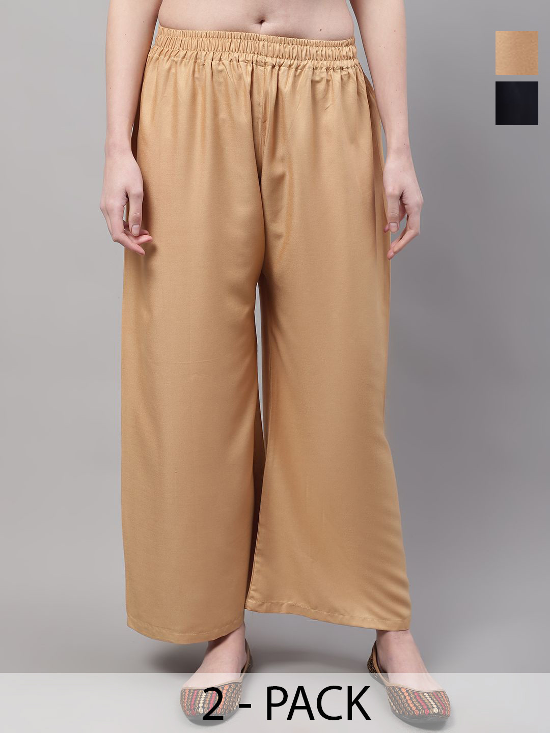 Valles365 by S.C. Women 2 Flared Palazzos