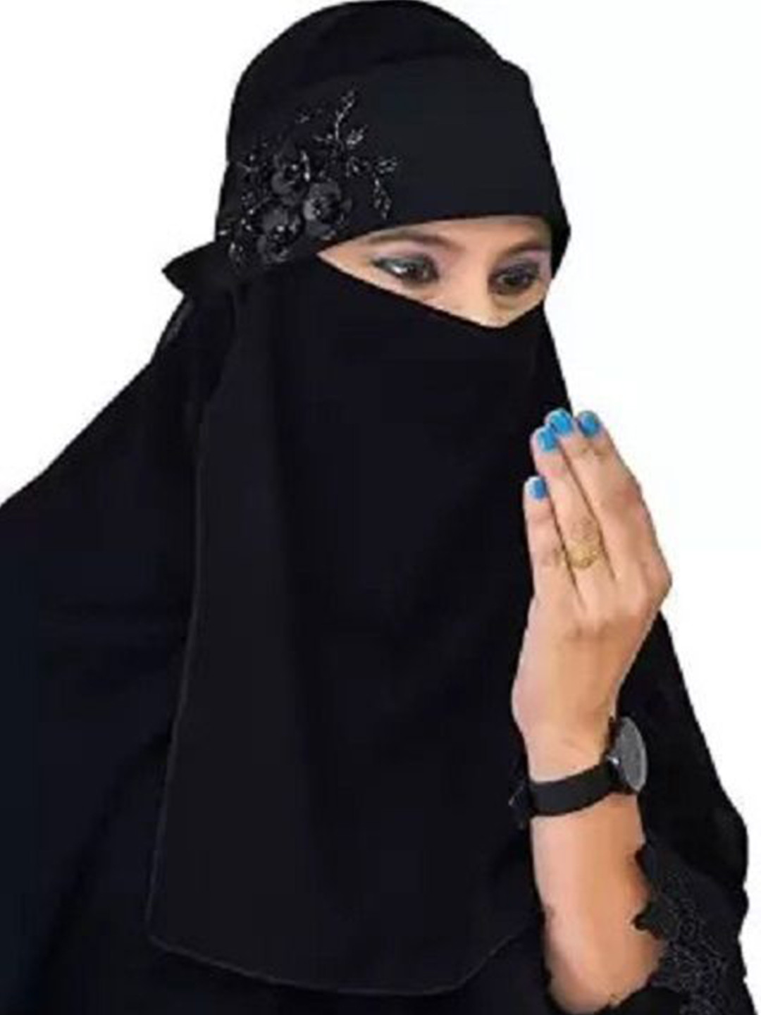 Dhyeyu Embellished Abaya Burqa