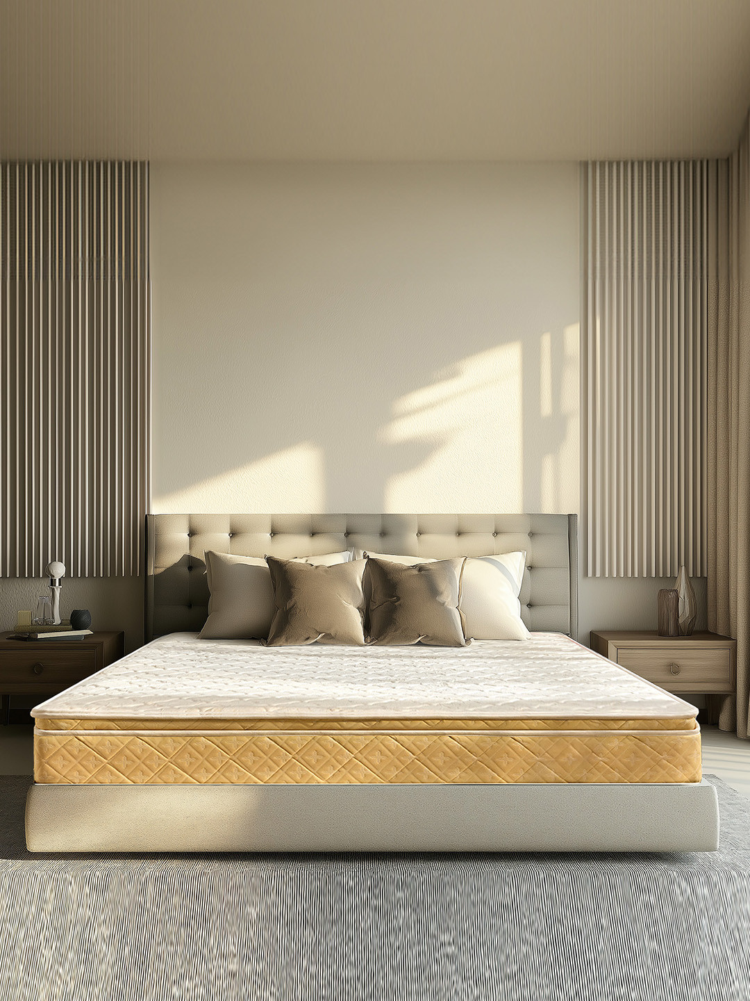 KURLON Supernova- Pocket Spring 8 inch Queen Size Mattress - 78 inch x 60 inch