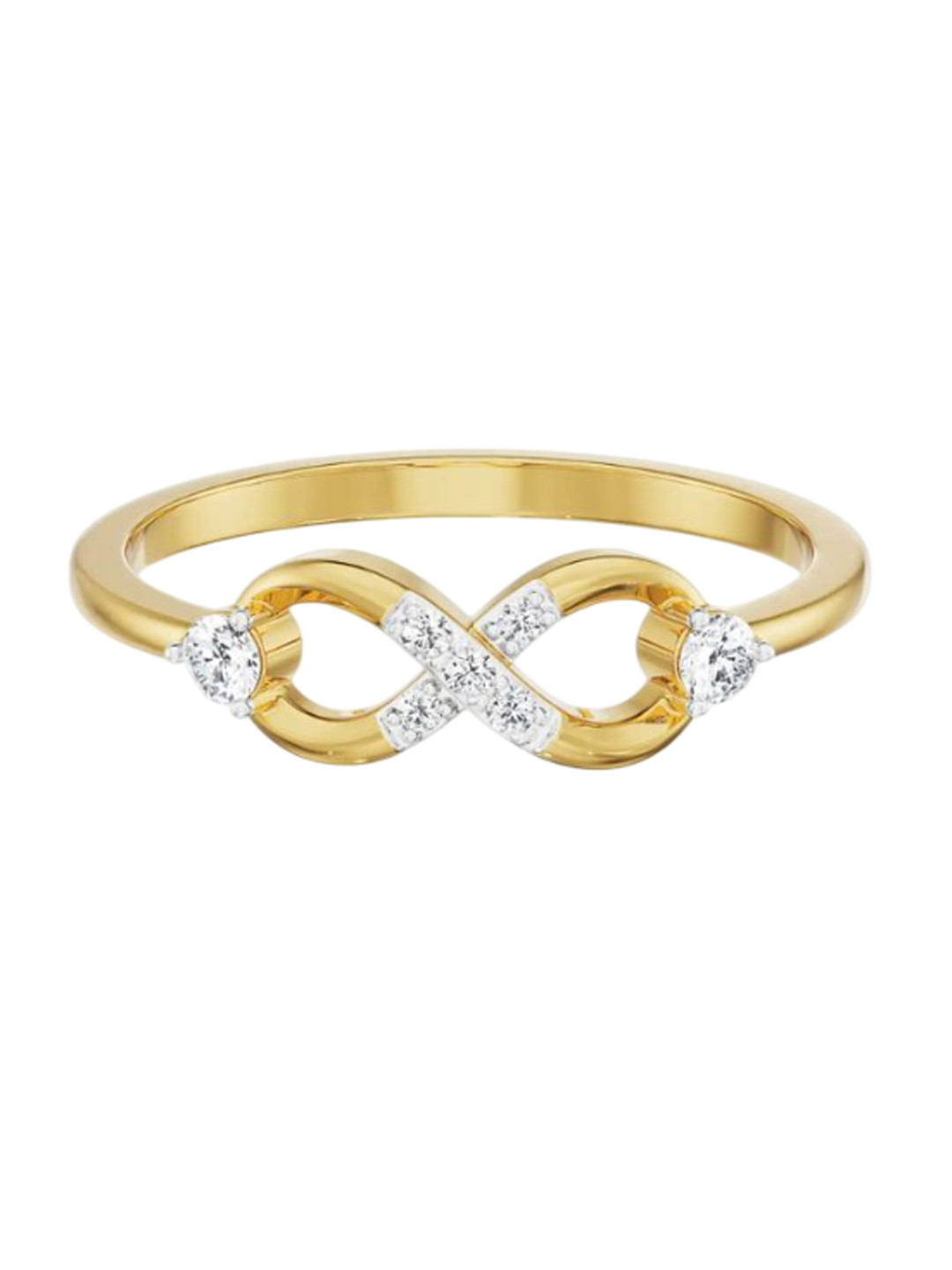 Emori Dainty Infinity Lab Diamond in 14KT Gold Ring