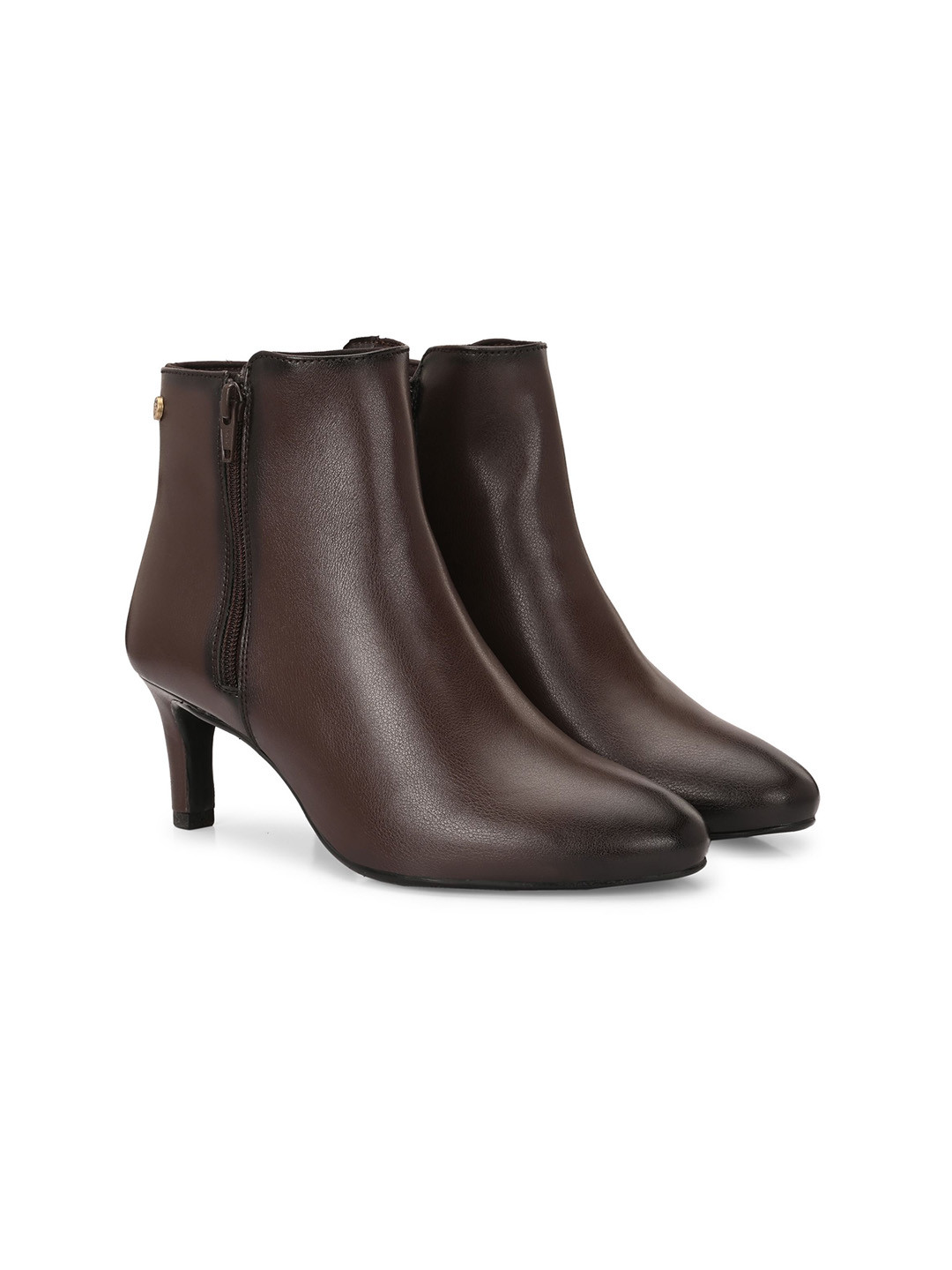 Delize Women Casual Mid Heel Ankle Boots